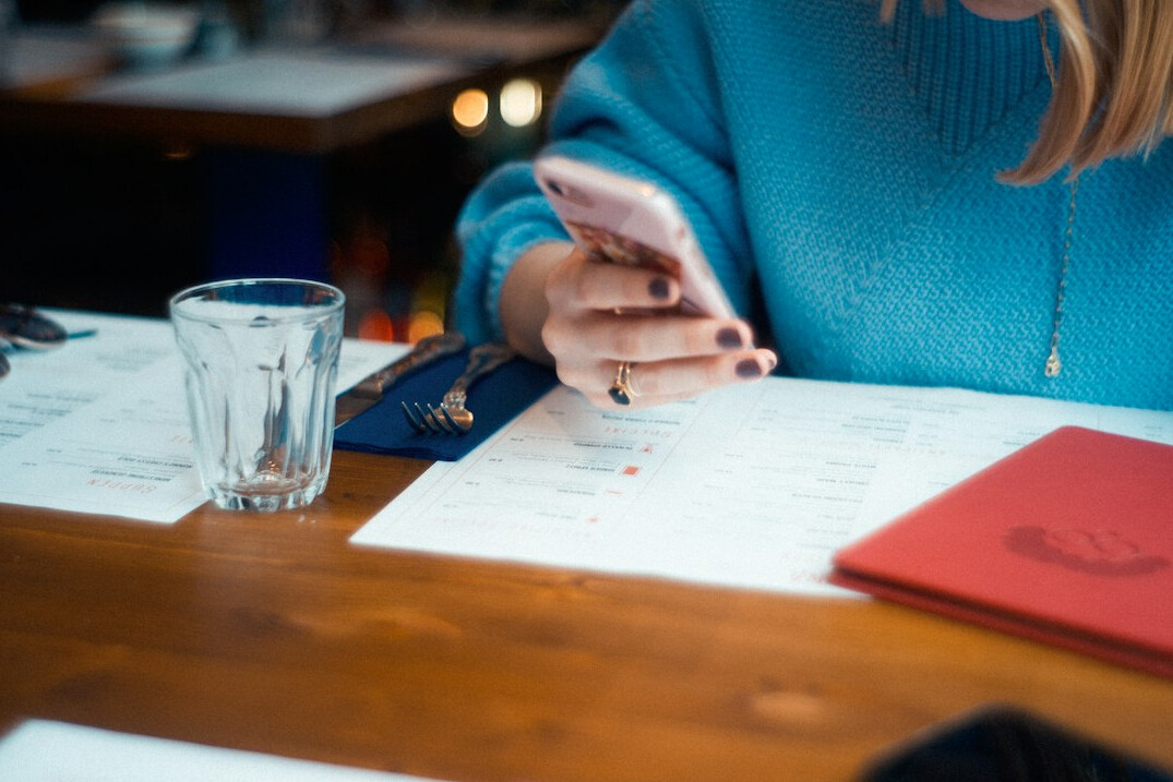 person reviewing budget papers